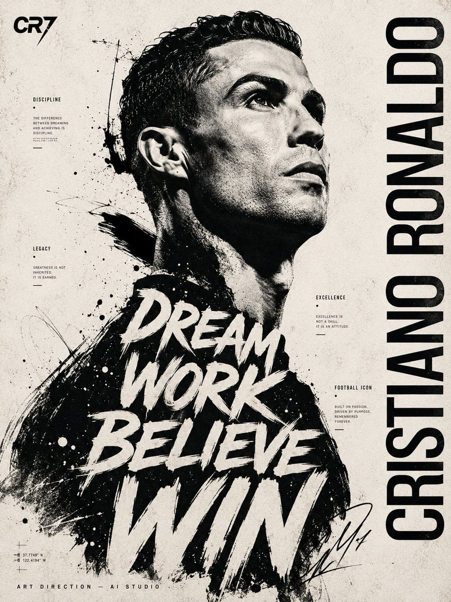 HIGH-CONTRAST BLACK & WHITE TYPOGRAPHIC EDITORIAL POSTER SUBJECT: [Subject Reference Image] STYLE: [Style] Cr…