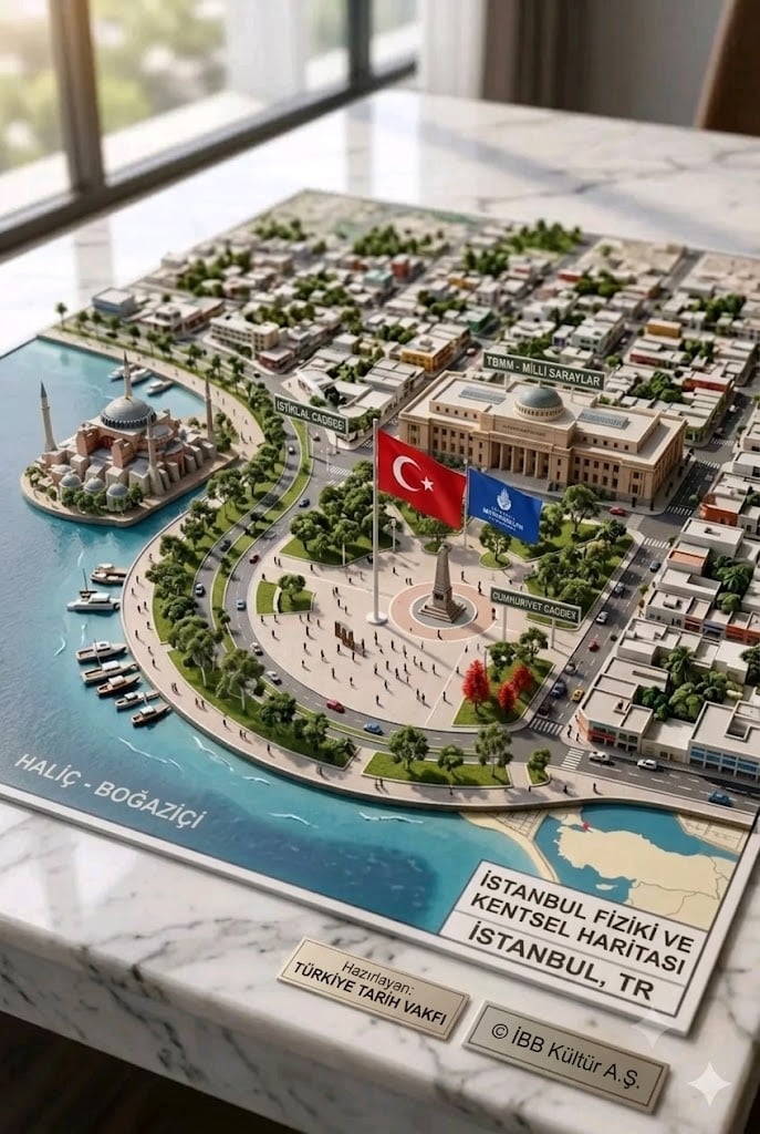 Create a highly detailed 3D architectural scale model of [City Countr…