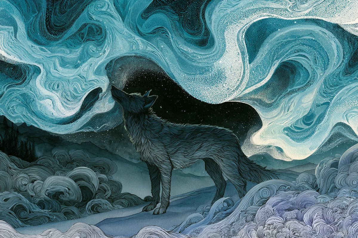rendered in a Dreamer’s Ink Reverie where reality blurs into swirling…