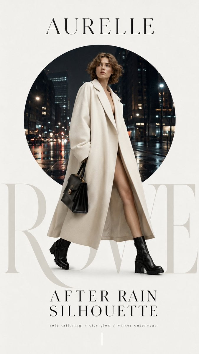 Create a high-end type couture editorial poster where typography beco…