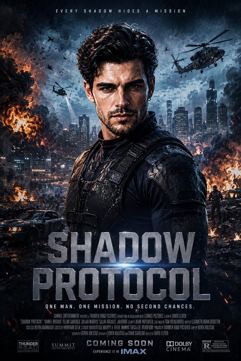 Create an epic Hollywood blockbuster movie poster featuring [Your Fac…