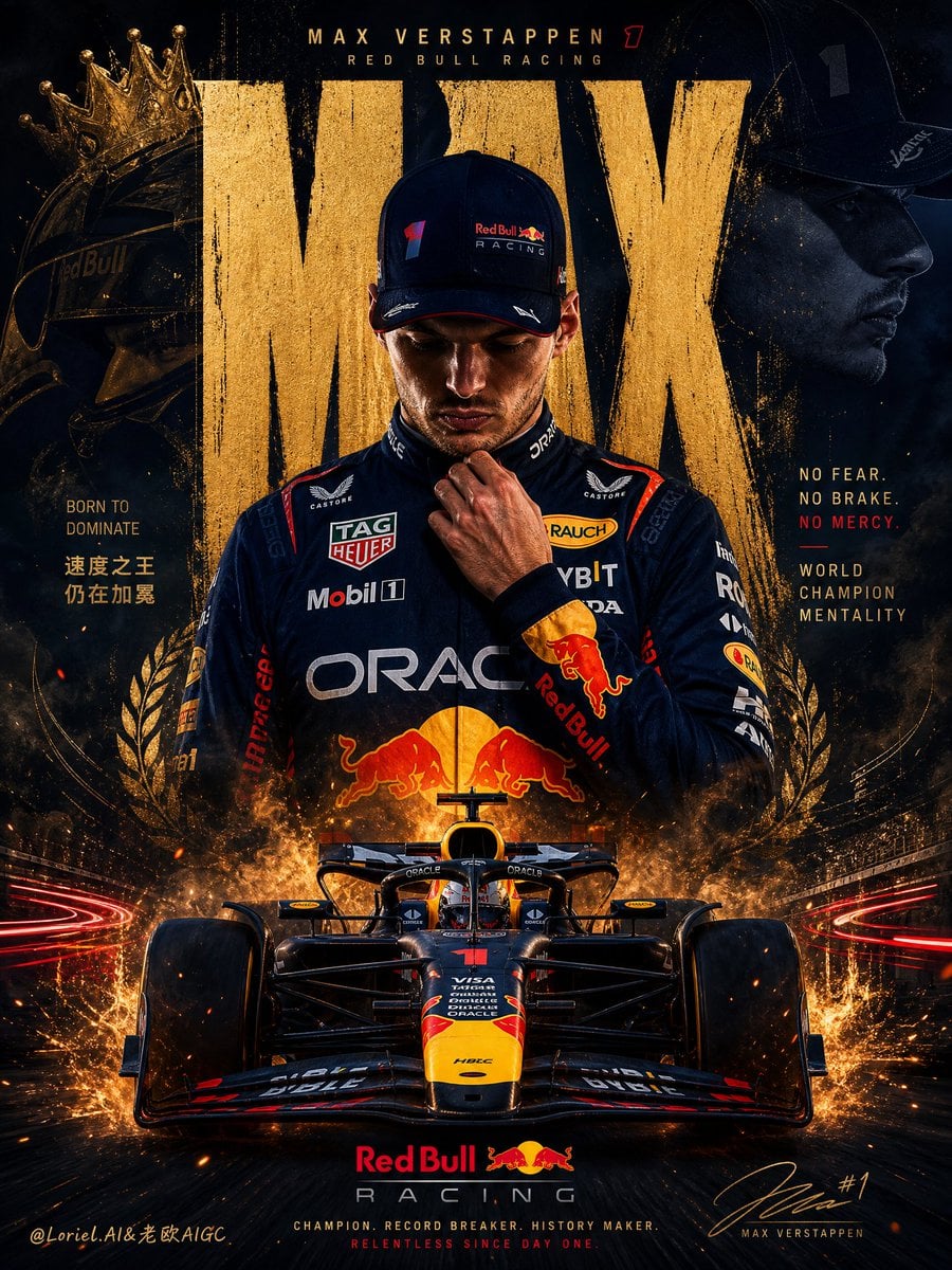 Create an ultra-premium motorsport propaganda-style poster for McLare…
